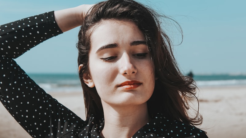 Applying an invisible acne patch for clear skin