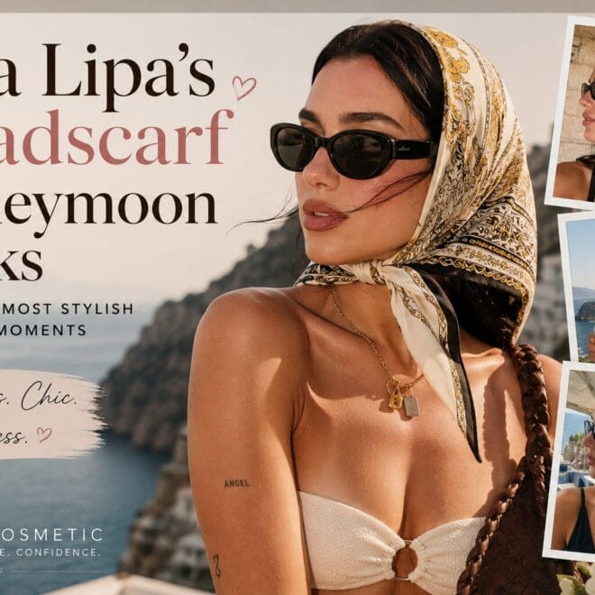Dua Lipa’s Headscarf Honeymoon Looks — Beaute Cosmetic US Edit