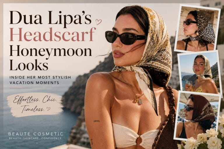 Dua Lipa’s Headscarf Honeymoon Looks — Beaute Cosmetic US Edit