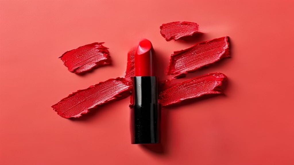 red lipstick